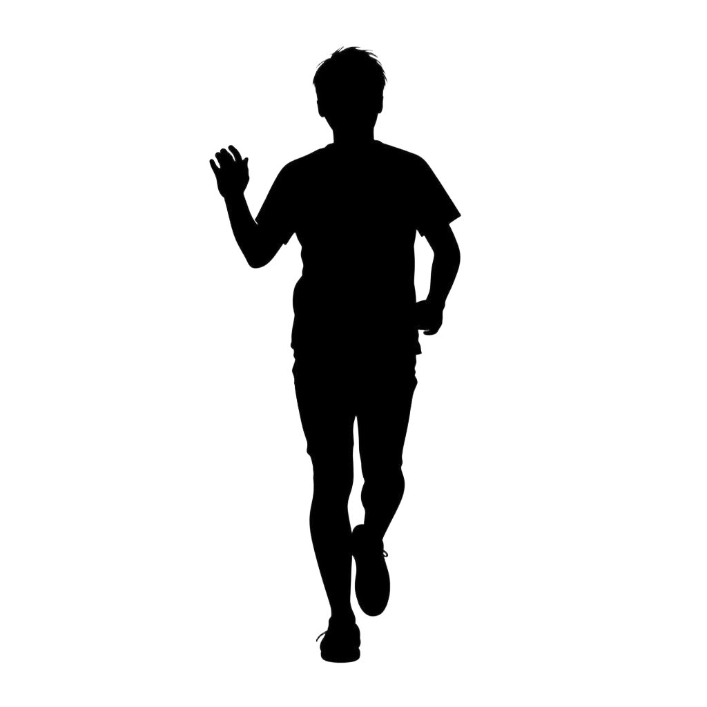 Person stepping forward with confidence